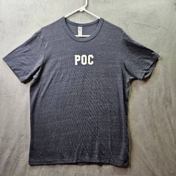 Alternative Apparel Shirt Mens Sz XL Gray POC Cycling Lightweight Short Sleeve - Picture 1 of 8